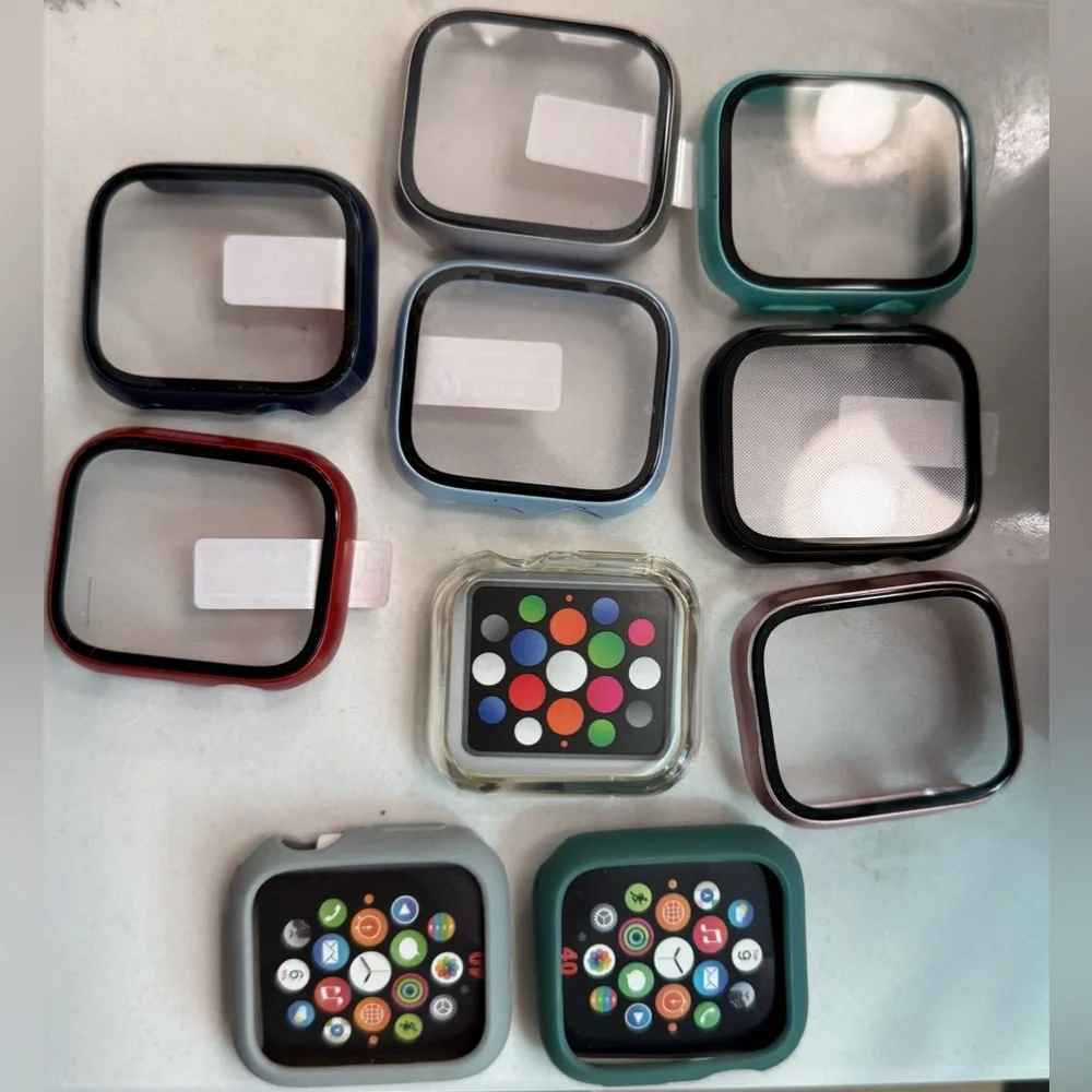 Smartwatch Protective Case Set - assorted colors (10 total)